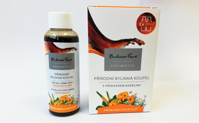 Bylinná koupel pro problematickou pleť Rašelinové koupele Balneo Peat