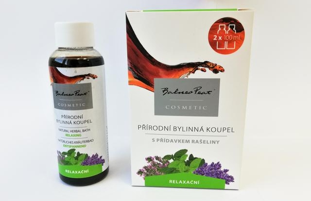 Bylinná koupel relaxační Rašelinové koupele Balneo Peat