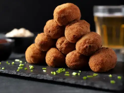 Bramborové krokety se šunkou