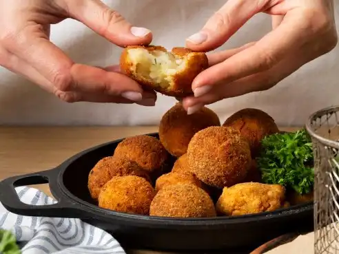 Domácí bramborové krokety