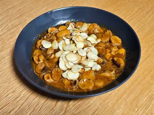 Houbový guláš z pýchavek