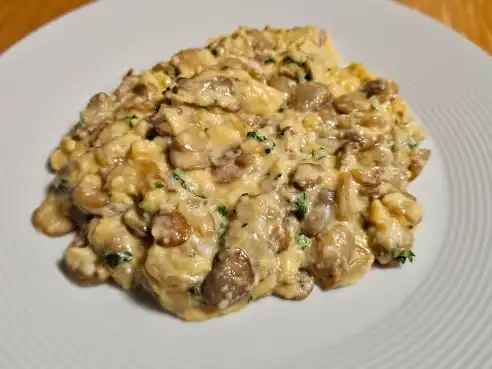 Krémová smaženice z pýchavek