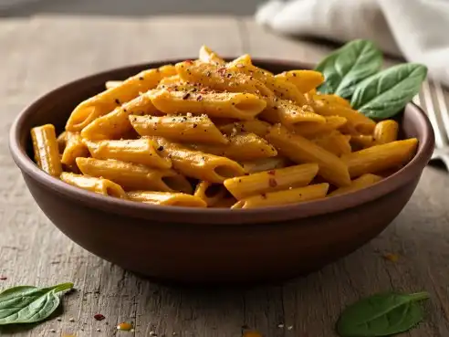 Krémové dýňové těstoviny ala mac and cheese