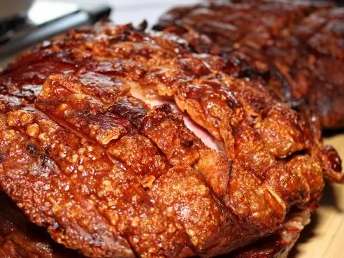 Vepřová pečeně s angreštem