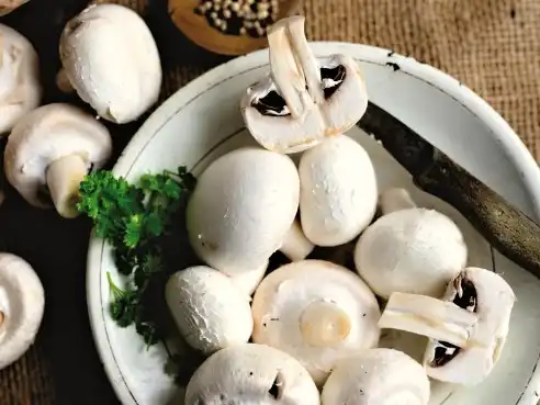 Žampiony pečené jako minutka